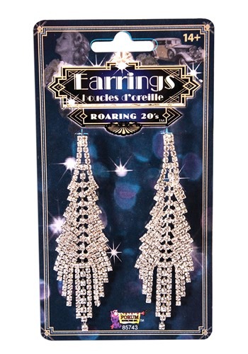 Fancy フラッパー コスチューム Earrings | コスプレ 衣装  仮装 小道具 おもしろい  イベント パーティ 発表会 デコレーション リボン アクセサリー メンズ レディース 子供 おしゃれ かわいい ギフト プレゼント