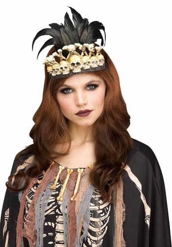Skull Crown Headpiece コスチューム アクセサリー | コスプレ 衣装  仮装 小道具 おもしろい  イベント パーティ 発表会 デコレーション リボン アクセサリー メンズ レディース 子供 おしゃれ かわいい ギフト プレゼント