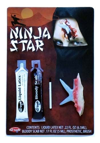 忍者 Star Victim Prosthetic Wound Kit | コスプレ 衣装  仮装 小道具 おもしろい  イベント パーティ 発表会 デコレーション リボン アクセサリー メンズ レディース 子供 おしゃれ かわいい ギフト プレゼント