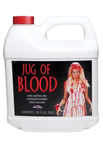 64 oz. Jug of Blood | コスプレ 衣装  仮装 小道具 おもしろい  イベント パーティ 発表会 デコレーション リボン アクセサリー メンズ レディース 子供 おしゃれ かわいい ギフト プレゼント