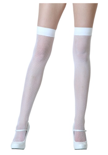 Women's Thigh High ホワイト Stockings | コスプレ 衣装  仮装 小道具 おもしろい  イベント パーティ 発表会 デコレーション リボン アクセサリー メンズ レディース 子供 おしゃれ かわいい ギフト プレゼント