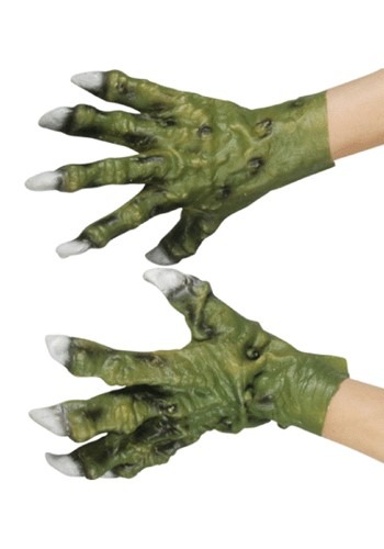Green Latex Monster Hands | コスプレ 衣装 仮装 小道具 おもしろい イベント パーティ 発表会 デコレーション リボン アクセサリー メンズ レディース 子供 おしゃれ かわいい ギフト プレゼント
