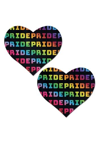Rainbow Pride Heart Pasties from Pastease | コスプレ 衣装  仮装 小道具 おもしろい  イベント パーティ 発表会 デコレーション リボン アクセサリー メンズ レディース 子供 おしゃれ かわいい ギフト プレゼント