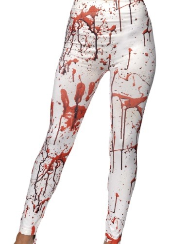 Blood Splatteレッド ホワイト Leggings | コスプレ 衣装 仮装 小道具 おもしろい イベント パーティ 発表会 デコレーション リボン アクセサリー メンズ レディース 子供 おしゃれ かわいい ギフト プレゼント