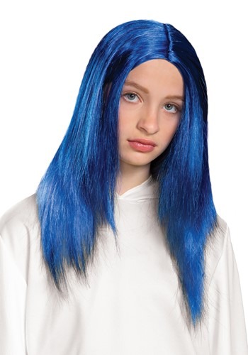 Billie Eilish Blue キッズ ウィッグ | コスプレ 衣装  仮装 小道具 おもしろい  イベント パーティ 発表会 デコレーション リボン アクセサリー メンズ レディース 子供 おしゃれ かわいい ギフト プレゼント