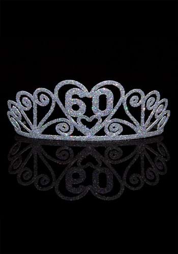 Silver 60 Sparkle Tiara Celebration | コスプレ 衣装  仮装 小道具 おもしろい  イベント パーティ 発表会 デコレーション リボン アクセサリー メンズ レディース 子供 おしゃれ かわいい ギフト プレゼント