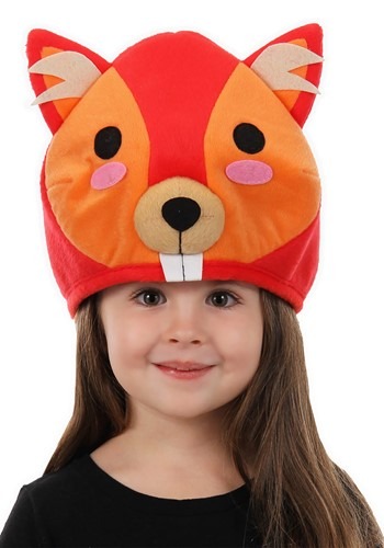 キッズ レッド Squirrel Quirky Kawaii 帽子 ハット | コスプレ 衣装  仮装 小道具 おもしろい  イベント パーティ 発表会 デコレーション リボン アクセサリー メンズ レディース 子供 おしゃれ かわいい ギフト プレゼント
