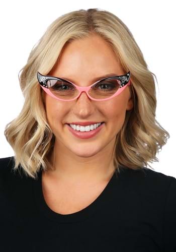 Pink/Clear Vintage Cat Eyes 眼鏡 | コスプレ 衣装  仮装 小道具 おもしろい  イベント パーティ 発表会 デコレーション リボン アクセサリー メンズ レディース 子供 おしゃれ かわいい ギフト プレゼント
