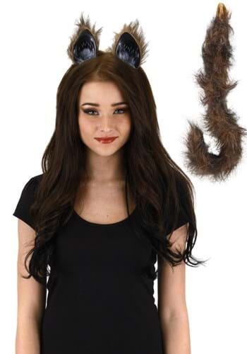 Furry ブラウン 茶 茶色 Cat Ears and Tail | コスプレ 衣装  仮装 小道具 おもしろい  イベント パーティ 発表会 デコレーション リボン アクセサリー メンズ レディース 子供 おしゃれ かわいい ギフト プレゼント