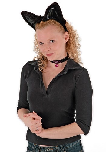 Cat Ears ヘッドバンド Collar & Tail Kit ブラック | コスプレ 衣装  仮装 小道具 おもしろい  イベント パーティ 発表会 デコレーション リボン アクセサリー メンズ レディース 子供 おしゃれ かわいい ギフト プレゼント