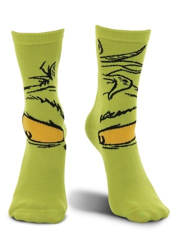 The Grinch コスチューム Crew Socks | コスプレ 衣装  仮装 小道具 おもしろい  イベント パーティ 発表会 デコレーション リボン アクセサリー メンズ レディース 子供 おしゃれ かわいい ギフト プレゼント