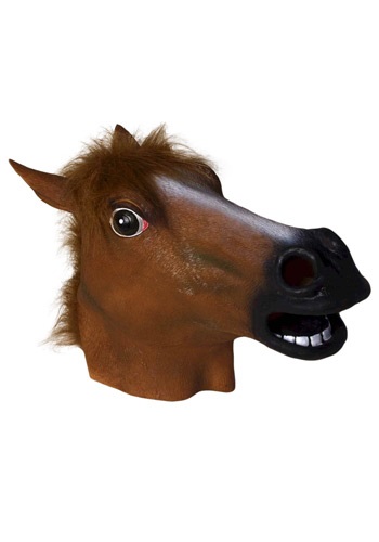 デラックス Latex Horse マスク | コスプレ 衣装  仮装 小道具 おもしろい  イベント パーティ 発表会 デコレーション リボン アクセサリー メンズ レディース 子供 おしゃれ かわいい ギフト プレゼント