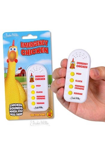 Emergency Chicken Noises Maker | コスプレ 衣装  仮装 小道具 おもしろい  イベント パーティ 発表会 デコレーション リボン アクセサリー メンズ レディース 子供 おしゃれ かわいい ギフト プレゼント