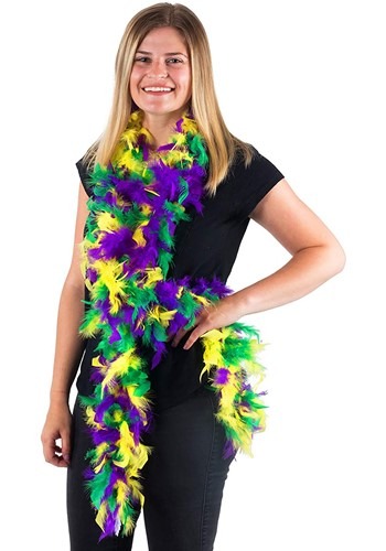 Mixed Colors Mardi Gra 50 Gram 6 Ft Feather Boa | コスプレ 衣装  仮装 小道具 おもしろい  イベント パーティ 発表会 デコレーション リボン アクセサリー メンズ レディース 子供 おしゃれ かわいい ギフト プレゼント