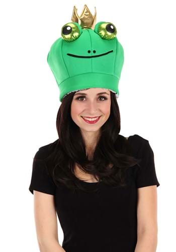 Reversible Frog Prince Plush 帽子 ハット | コスプレ 衣装  仮装 小道具 おもしろい  イベント パーティ 発表会 デコレーション リボン アクセサリー メンズ レディース 子供 おしゃれ かわいい ギフト プレゼント