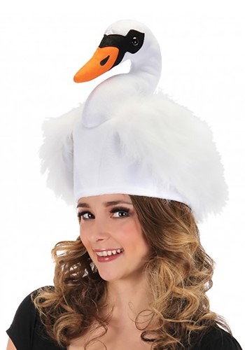 大人用 Swan Plush 帽子 ハット | コスプレ 衣装  仮装 小道具 おもしろい  イベント パーティ 発表会 デコレーション リボン アクセサリー メンズ レディース 子供 おしゃれ かわいい ギフト プレゼント