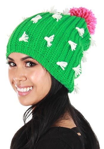 Knit Slouch Cactus Beanie | コスプレ 衣装  仮装 小道具 おもしろい  イベント パーティ 発表会 デコレーション リボン アクセサリー メンズ レディース 子供 おしゃれ かわいい ギフト プレゼント