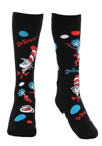 The Cat In The 帽子 ハット Pattern キッズ Socks | コスプレ 衣装  仮装 小道具 おもしろい  イベント パーティ 発表会 デコレーション リボン アクセサリー メンズ レディース 子供 おしゃれ かわいい ギフト プレゼント