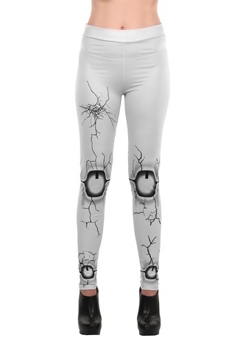 Women's Broken Doll Leggings | コスプレ 衣装  仮装 小道具 おもしろい  イベント パーティ 発表会 デコレーション リボン アクセサリー メンズ レディース 子供 おしゃれ かわいい ギフト プレゼント