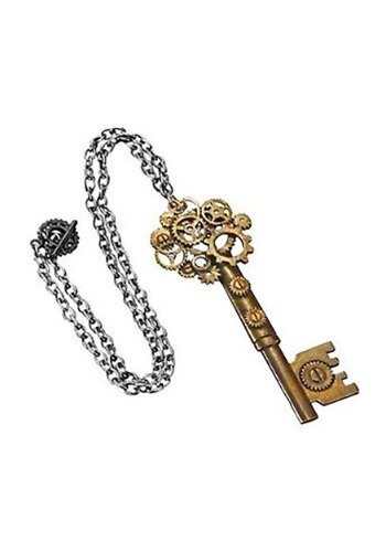 Large Key Gear 大人用 Necklace | コスプレ 衣装 仮装 小道具 おもしろい イベント パーティ 発表会 デコレーション リボン アクセサリー メンズ レディース 子供 おしゃれ かわいい ギフト プレゼント