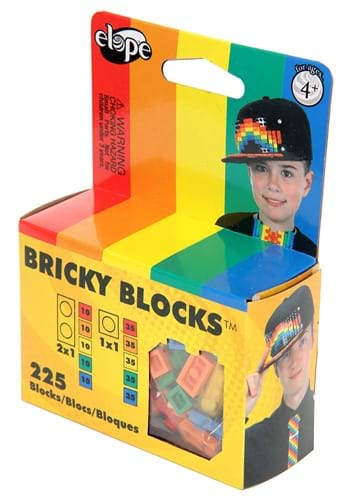 Bricky Blocks Plastic Brick Kit Rainbow | コスプレ 衣装  仮装 小道具 おもしろい  イベント パーティ 発表会 デコレーション リボン アクセサリー メンズ レディース 子供 おしゃれ かわいい ギフト プレゼント