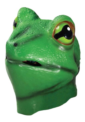 デラックス Latex Frog マスク | コスプレ 衣装  仮装 小道具 おもしろい  イベント パーティ 発表会 デコレーション リボン アクセサリー メンズ レディース 子供 おしゃれ かわいい ギフト プレゼント