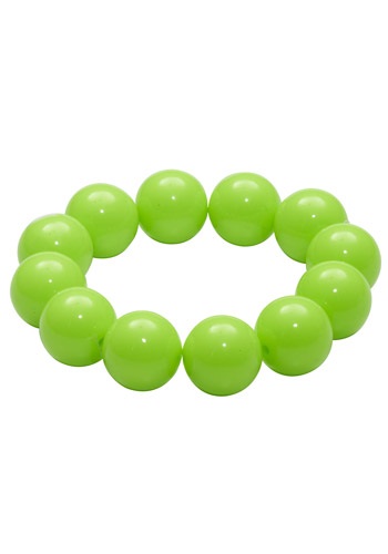 80's Green Gumball Bracelet | コスプレ 衣装  仮装 小道具 おもしろい  イベント パーティ 発表会 デコレーション リボン アクセサリー メンズ レディース 子供 おしゃれ かわいい ギフト プレゼント