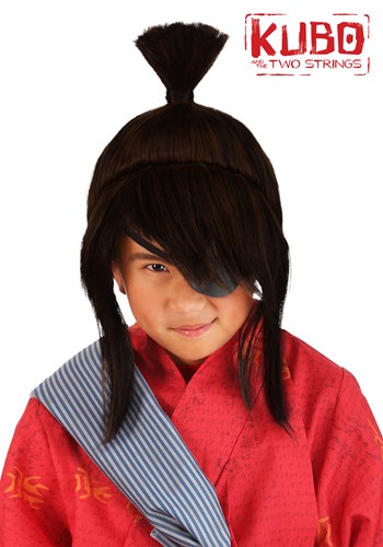 キッズ Kubo ウィッグ | コスプレ 衣装  仮装 小道具 おもしろい  イベント パーティ 発表会 デコレーション リボン アクセサリー メンズ レディース 子供 おしゃれ かわいい ギフト プレゼント