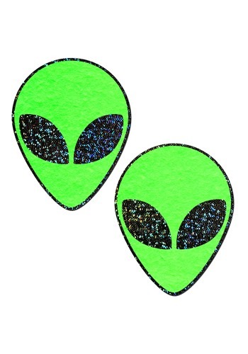 Pastease Glow in the Dark Alien Pasties | コスプレ 衣装  仮装 小道具 おもしろい  イベント パーティ 発表会 デコレーション リボン アクセサリー メンズ レディース 子供 おしゃれ かわいい ギフト プレゼント