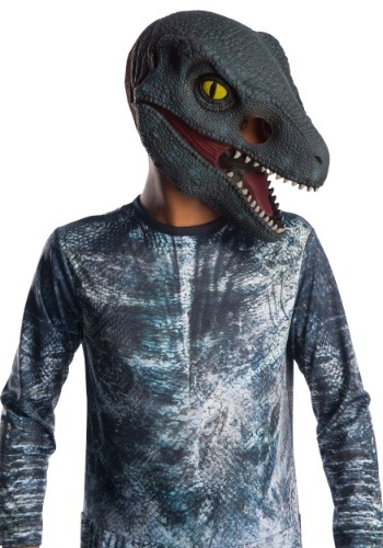 キッズ Jurassic World 2 Blue Velociraptor 3/4 マスク | コスプレ 衣装 仮装 小道具 おもしろい イベント パーティ 発表会 デコレーション リボン アクセサリー メンズ レディース 子供 おしゃれ かわいい ギフト プレゼント|Mars shop