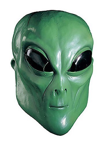 Latex Green Alien マスク | コスプレ 衣装  仮装 小道具 おもしろい  イベント パーティ 発表会 デコレーション リボン アクセサリー メンズ レディース 子供 おしゃれ かわいい ギフト プレゼント