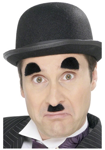 Charlie Chaplin Mustache and Eyebrows | コスプレ 衣装  仮装 小道具 おもしろい  イベント パーティ 発表会 デコレーション リボン アクセサリー メンズ レディース 子供 おしゃれ かわいい ギフト プレゼント