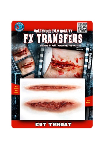 Cut Throat FX Transfer | コスプレ 衣装 仮装 小道具 おもしろい イベント パーティ 発表会 デコレーション リボン アクセサリー メンズ レディース 子供 おしゃれ かわいい ギフト プレゼント｜Mars shop