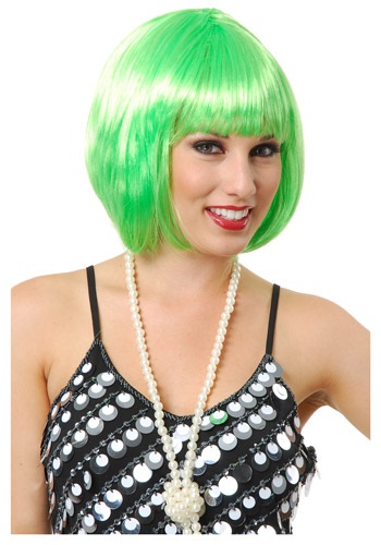 Short Bob Lime Green ウィッグ | コスプレ 衣装  仮装 小道具 おもしろい  イベント パーティ 発表会 デコレーション リボン アクセサリー メンズ レディース 子供 おしゃれ かわいい ギフト プレゼント