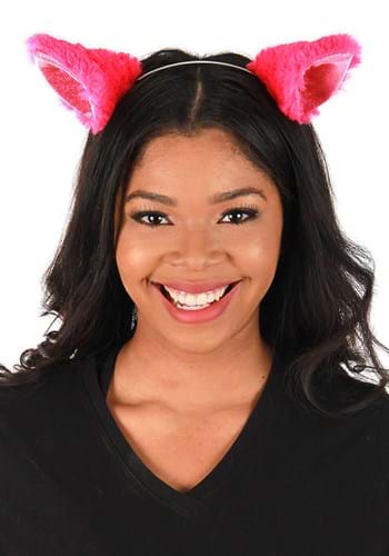 Magenta Anime Cat Ears ヘッドバンド | コスプレ 衣装  仮装 小道具 おもしろい  イベント パーティ 発表会 デコレーション リボン アクセサリー メンズ レディース 子供 おしゃれ かわいい ギフト プレゼント