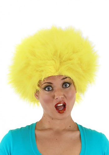 Fuzzy Yellow ウィッグ | コスプレ 衣装  仮装 小道具 おもしろい  イベント パーティ 発表会 デコレーション リボン アクセサリー メンズ レディース 子供 おしゃれ かわいい ギフト プレゼント