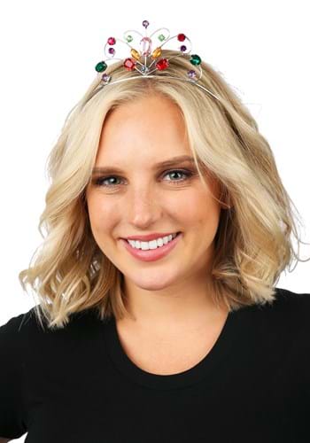 Silver Rainbow Tiara | コスプレ 衣装  仮装 小道具 おもしろい  イベント パーティ 発表会 デコレーション リボン アクセサリー メンズ レディース 子供 おしゃれ かわいい ギフト プレゼント