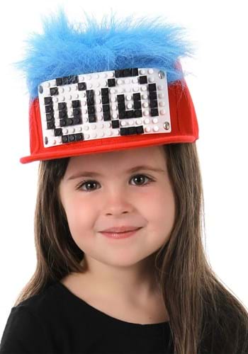 Thing 1 & Thing 2 Bricky Blocks Build-On Snapback 帽子 ハット Kit | コスプレ 衣装 仮装 小道具 おもしろい イベント パーティ 発表会 デコレーション リボン アクセサリー メンズ レディース 子供 おしゃれ かわいい ギフト プレゼント