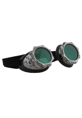 Cybersteam Goggles Silver | コスプレ 衣装  仮装 小道具 おもしろい  イベント パーティ 発表会 デコレーション リボン アクセサリー メンズ レディース 子供 おしゃれ かわいい ギフト プレゼント