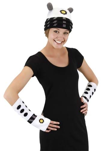 Dalek | Knit Arm Warmers ホワイト | コスプレ 衣装  仮装 小道具 おもしろい  イベント パーティ 発表会 デコレーション リボン アクセサリー メンズ レディース 子供 おしゃれ かわいい ギフト プレゼント