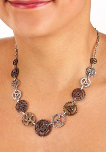 Single Chain Gears Necklace | コスプレ 衣装  仮装 小道具 おもしろい  イベント パーティ 発表会 デコレーション リボン アクセサリー メンズ レディース 子供 おしゃれ かわいい ギフト プレゼント