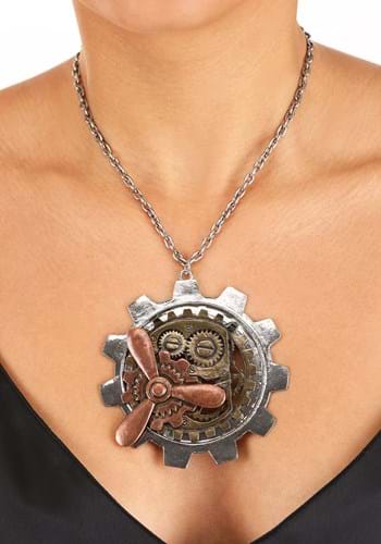 Large Gear Propeller Necklace | コスプレ 衣装  仮装 小道具 おもしろい  イベント パーティ 発表会 デコレーション リボン アクセサリー メンズ レディース 子供 おしゃれ かわいい ギフト プレゼント