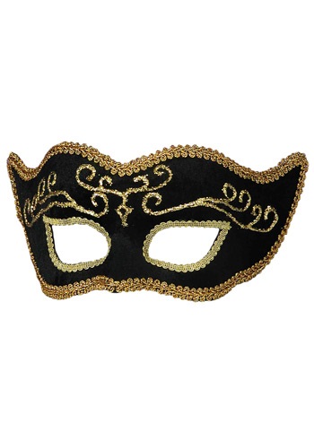 ブラック Velvet Mardi Gras マスク | コスプレ 衣装  仮装 小道具 おもしろい  イベント パーティ 発表会 デコレーション リボン アクセサリー メンズ レディース 子供 おしゃれ かわいい ギフト プレゼント
