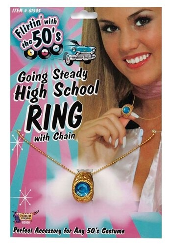 High School Class Ring Necklace | コスプレ 衣装  仮装 小道具 おもしろい  イベント パーティ 発表会 デコレーション リボン アクセサリー メンズ レディース 子供 おしゃれ かわいい ギフト プレゼント