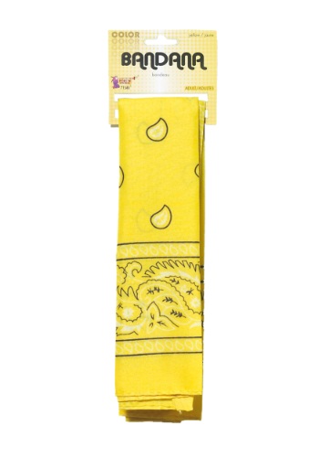 Yellow Bandana | コスプレ 衣装  仮装 小道具 おもしろい  イベント パーティ 発表会 デコレーション リボン アクセサリー メンズ レディース 子供 おしゃれ かわいい ギフト プレゼント