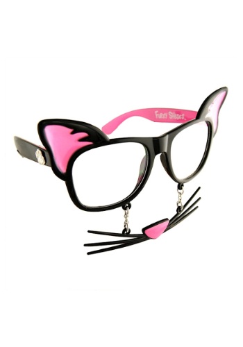 Cat 'Stache 眼鏡 | コスプレ 衣装  仮装 小道具 おもしろい  イベント パーティ 発表会 デコレーション リボン アクセサリー メンズ レディース 子供 おしゃれ かわいい ギフト プレゼント