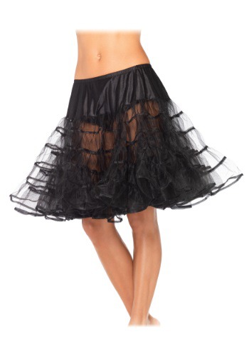 Women's Knee Length ブラック Petticoat | コスプレ 衣装  仮装 小道具 おもしろい  イベント パーティ 発表会 デコレーション リボン アクセサリー メンズ レディース 子供 おしゃれ かわいい ギフト プレゼント