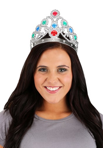 Silver Queen's Tiara | コスプレ 衣装  仮装 小道具 おもしろい  イベント パーティ 発表会 デコレーション リボン アクセサリー メンズ レディース 子供 おしゃれ かわいい ギフト プレゼント