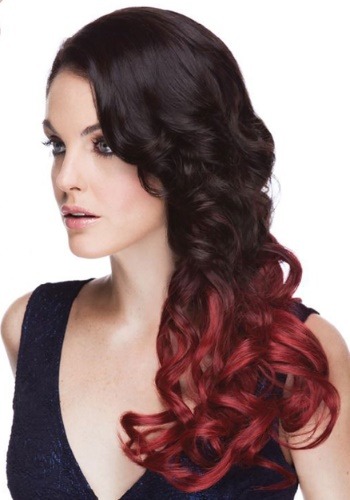 Crimson Sangria 22\” Heat Stylable Clip In Hair Extension | コスプレ 衣装  仮装 小道具 おもしろい  イベント パーティ 発表会 デコレーション リボン アクセサリー メンズ レディース 子供 おしゃれ かわいい ギフト プレゼント