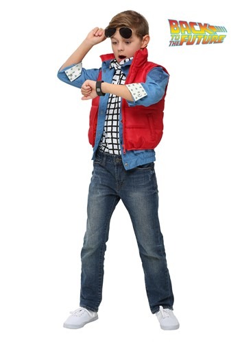 Back to the Future チャイルド バックトゥザフューチャー マーティ・マクフライ コスチューム | コスプレ 衣装 仮装 小道具 おもしろい イベント パーティ 発表会 デコレーション リボン アクセサリー メンズ レディース 子供 おしゃれ かわいい ギフト プレゼント｜Mars shop